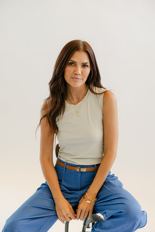 Khaki Everly Tank