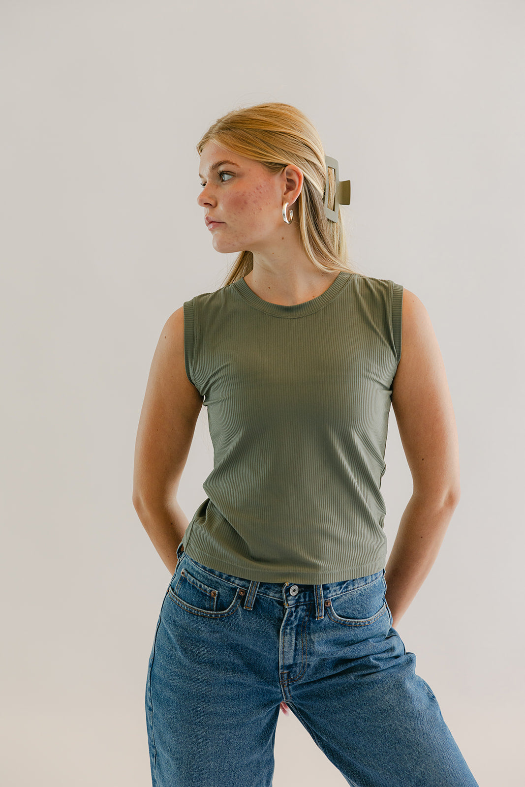 Green Everly Tank