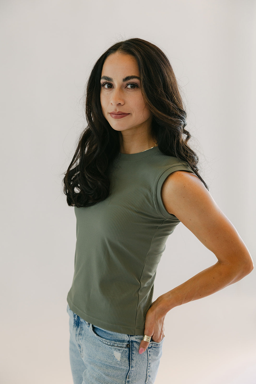 Green Everly Tank