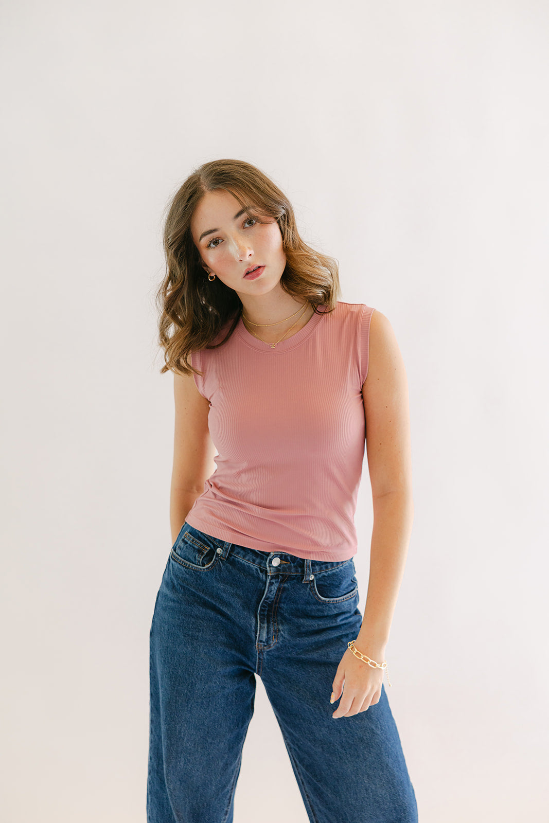 Pink Everly Tank