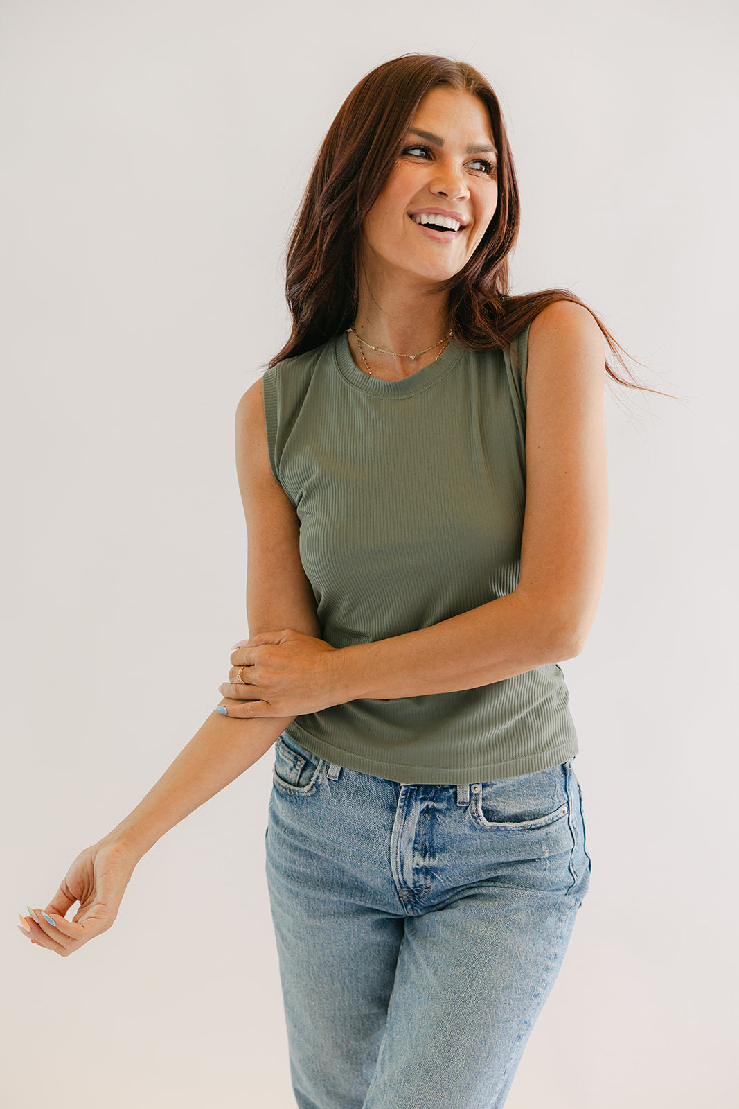 Green Everly Tank