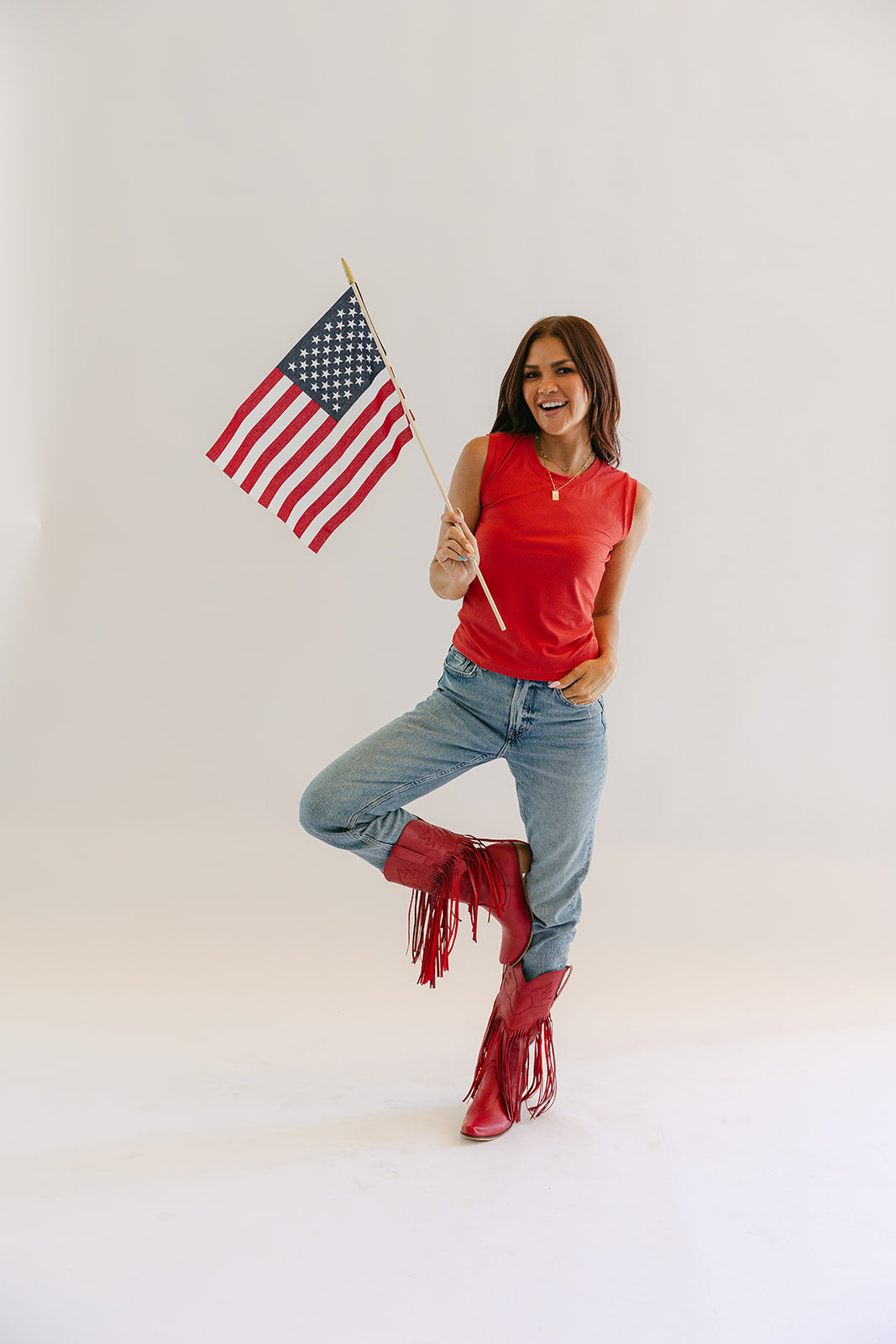 Red Everly Tank