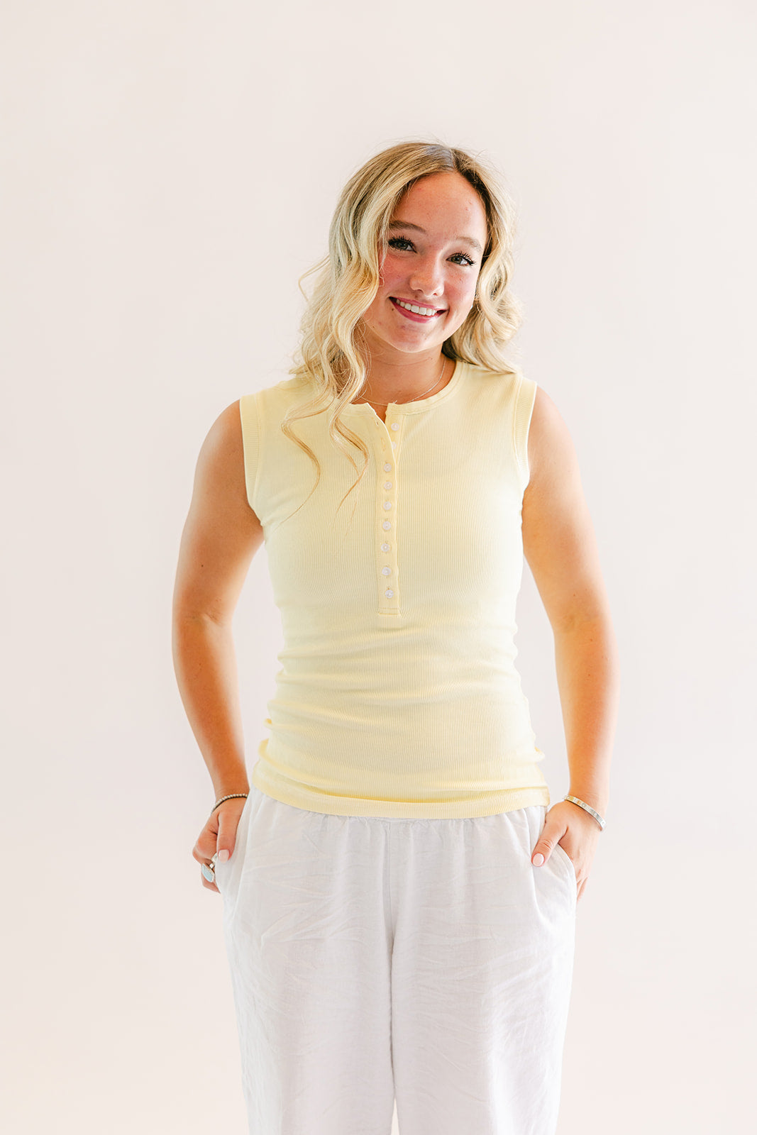 BACKORDER Butter Yellow Notion Tank