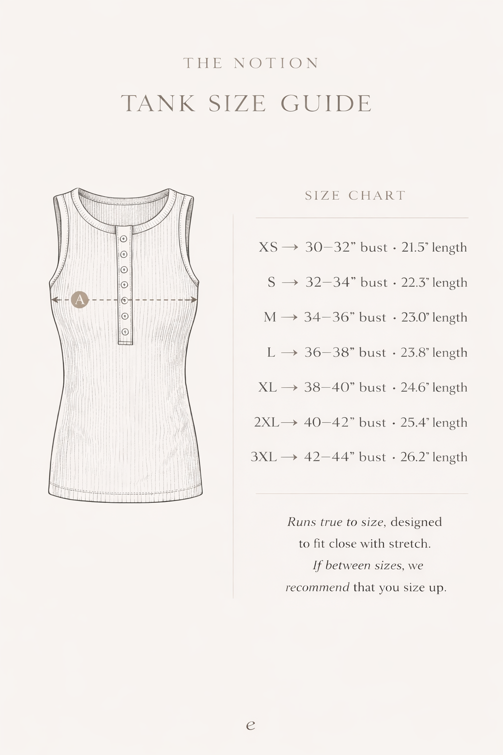 BACKORDER Brown Notion Tank